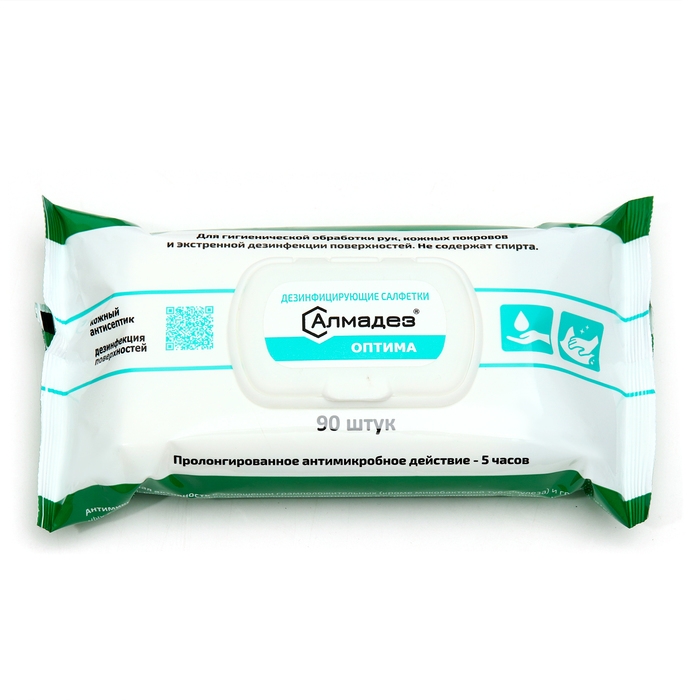 Салфетки влажные Алмадез-Оптима, 90 шт