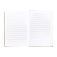 Ежедневник недатированный,ованный, A5, 136 листов, Attomex. Arkona, твердая обложка, бумвинил с поролоном, ляссе, блок 70%, золотой