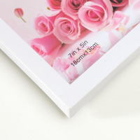 Фоторамка пластик на 7 фото 10х10 см, 10х15 см, 13х18 см "Деревце" белая 45х53х2 см