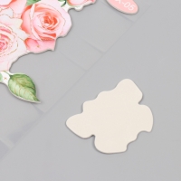 Наклейка пластик интерьерная "Розовые розы" 40х31 см