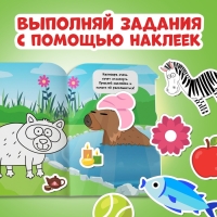 Набор раскрасок с наклейками, 2 шт. по 12стр., 17 &times; 24 см, Синий трактор