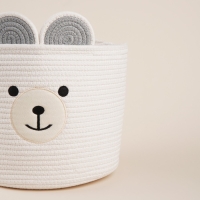 Корзина для хранения плетёная ручной работы SL Home, 29&times;29&times;26 см