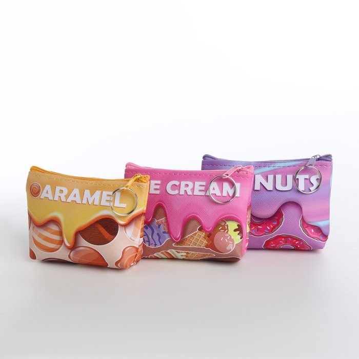 Кошелёк детский на молнии &laquo;Выбражулька&raquo;, цвет МИКС