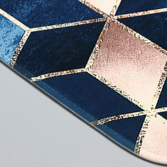 Коврик для ванной и туалета Доляна &laquo;Бурлеск&raquo;, 45&times;120 см