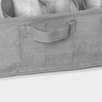 Органайзер для хранения белья LaDо́m, 6 ячеек, 32&times;17&times;12 см, цвет серый