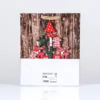 Пакет подарочный новогодний ламинированный &laquo;Плюшевая ёлка&raquo;, 26&times;32&times;12 см