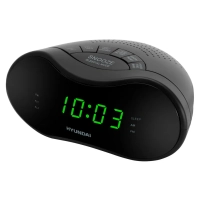 Часы электронные с FM радио H-RCL200 зеленая подсветка