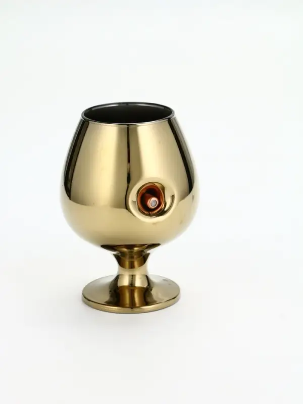 Бокал для коньяка 390 мл "Непробиваемый", золото