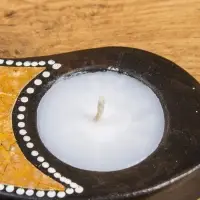 Набор свечей "Инь Янь" керамика, 13х13х2 см