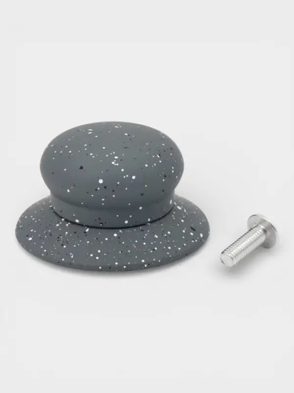 Ручка для крышки на посуду "Апикаль" d=6.2 см, цвет серый