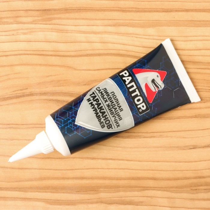 Гель от тараканов и муравьев Раптор, средство, 75 мл