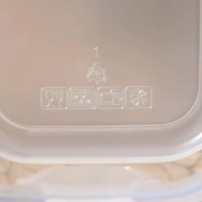 Контейнер пищевой с герметичной крышкой, 770 мл, прозрачный. крышка микс