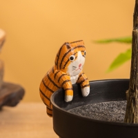 Сувенир &laquo;Цепкий Котёнок&raquo;, 2.5&times;3.5&times;7 см, дерево, оранжевый