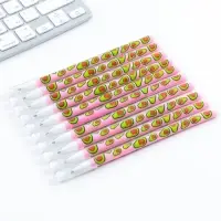 Ручка шариковая синяя паста 0.5 мм с колпачком &laquo;Авокадо&raquo; пластик