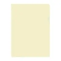 Папка уголок А4 180мкм, Calligrata DeLuxe, молочный, непрозрачный, с тиснением