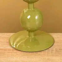 Подсвечник на 1 свечу "Авокадо" с 3 сферами 10х10х25 см