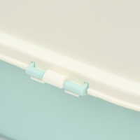 Туалет закрытый с откидным верхом 36 х 51 х 34 см, голубой