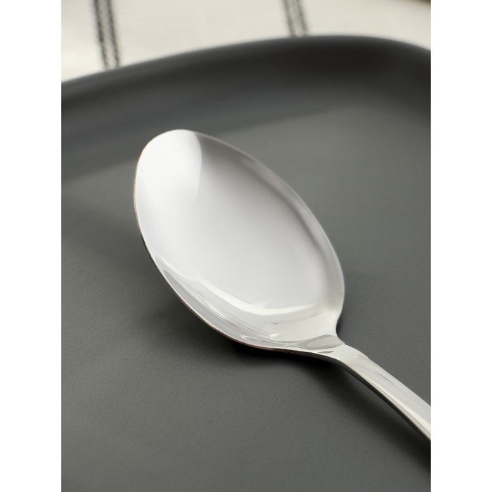 Набор ложек столовых 6 шт, 19,3 см Доляна "Верона" толщина 2 мм