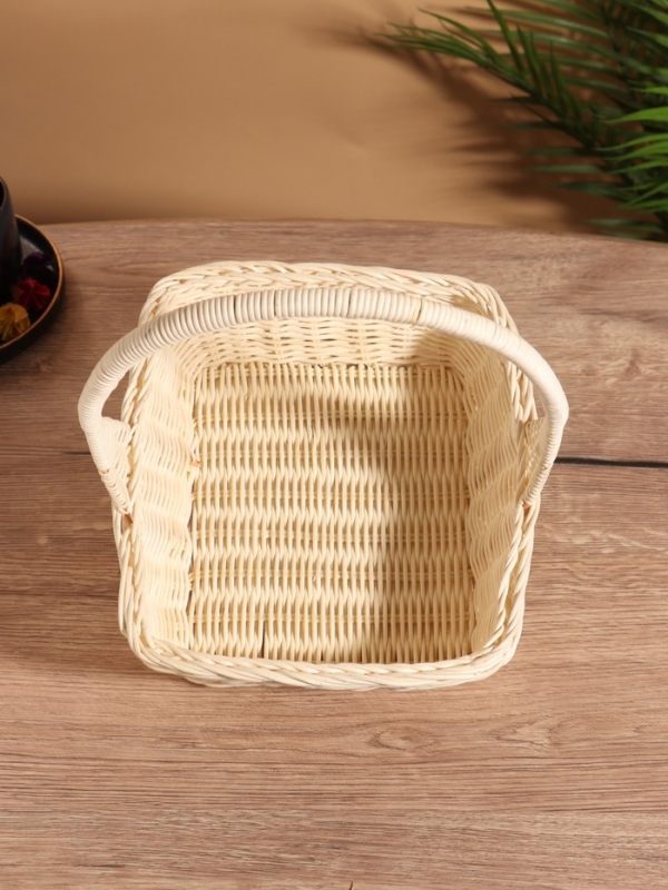 Корзина плетеная 22x20x26 см, ротанг