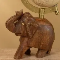 Глобус сувенирный, 11&times;8&times;21 см, подставка дерево