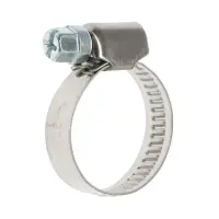 Хомут червячный ZEIN engr, диаметр 14-27 мм, ширина 9 мм, нержавеющая сталь