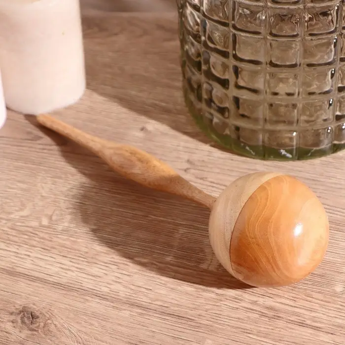 Сувенирный музыкальный инструмент "Маракас" дерево лак 25х7х7 см