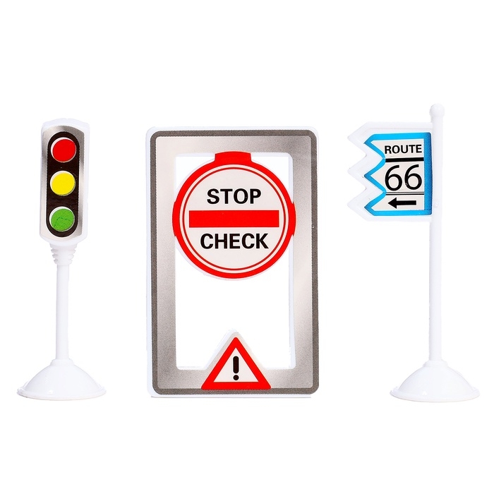 Набор детских машинок &laquo;Пожарная служба&raquo;, инерция, 5 шт., аксессуары