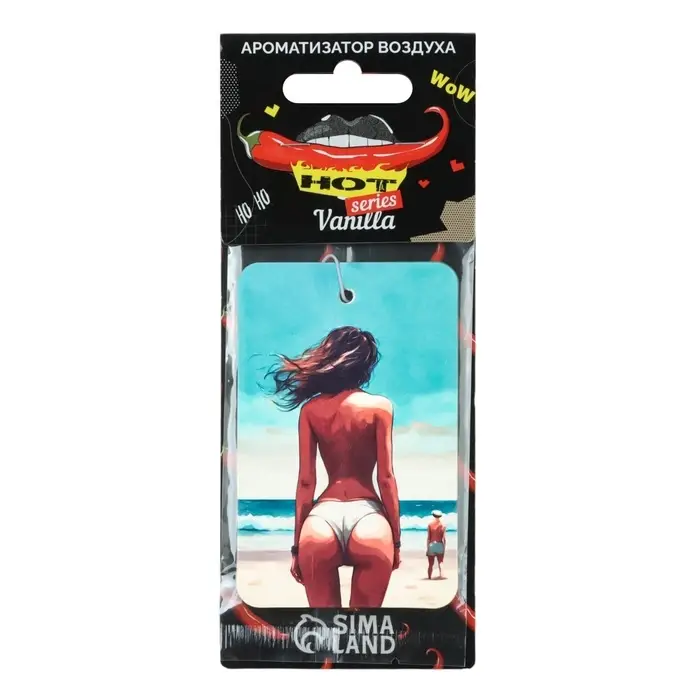 Ароматизатор подвесной в авто Cartage Hot Series, Ваниль, картонный