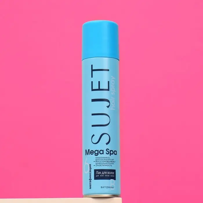 Лак для волос Sujet мега фиксация, 180 мл