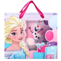 Пакет подарочный, 31х26х11 см, упаковка, Холодное сердце