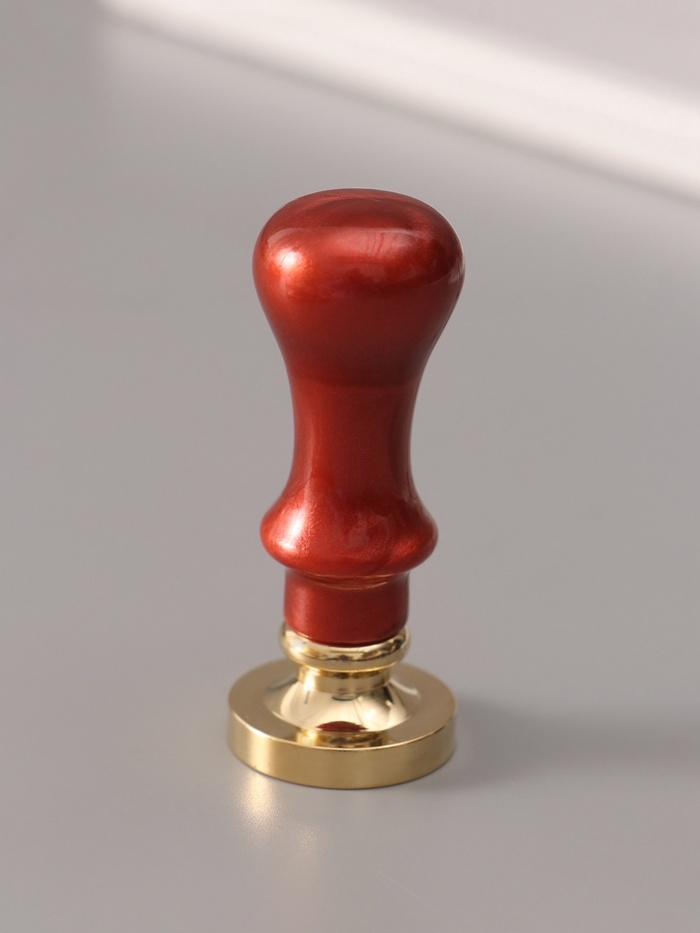 Печать для сургуча с пластиковой ручкой "Классика цифра 9" 2,5х2,5х6,3 см