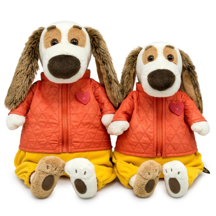 Мягкая игрушка &laquo;Бартоломей&raquo;, в стёганой куртке и штанах, 27 см