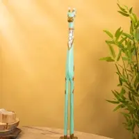 Сувенир "Жирафик" дерево 18х10х80 см, цв. бирюзовый