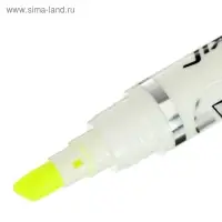 Маркер текстовыделитель, наконечник скошенный 4 мм, жёлтый