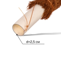 Опора для комнатнных цветов, h=100 см, d=2.5 см, пластик, кокосовая оплётка, Greengo