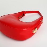 Сумка женская, 20,5*7*12, отд на молнии, регу ручка, красный