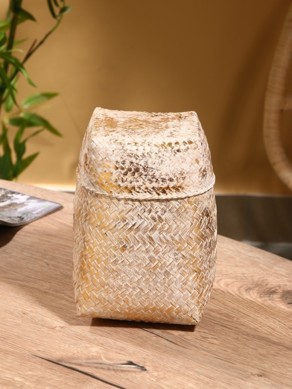 Корзинка плетеная "Аварис" 14х14х23 см