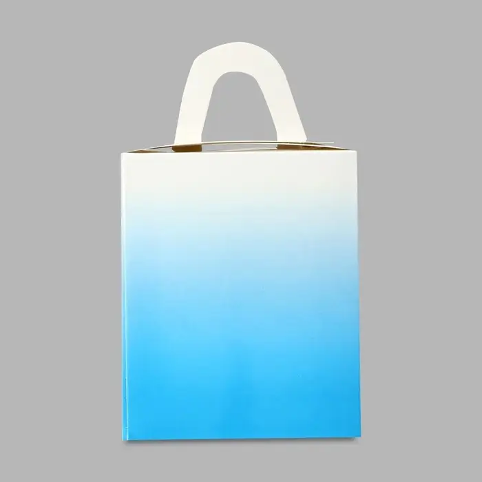 Коробка для капкейков, кондитерская упаковка, 1 ячейка &laquo;Голубой градиент&raquo;, 9 х 9 х 11 см