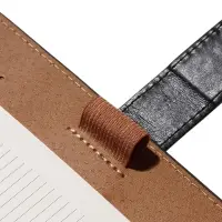 Органайзер на кольцах, C6, с хлястиком, 80л, линия, к/зам, Черный