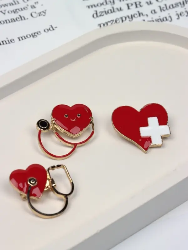 Брошь &laquo;Медицина&raquo;, форма МИКС, цвет золото (неделимая фасовка 12 шт., цена за шт.)