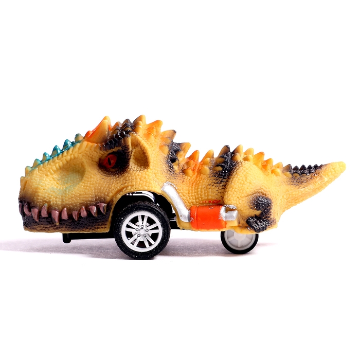 Игровой набор &laquo;Диногонки&raquo;, инерционный механизм, 6 видов машинок, цвет МИКС