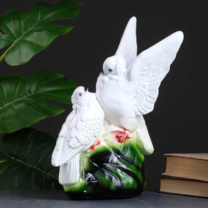 Копилка для денег &laquo;Два голубя&raquo;, гипс, 37 см