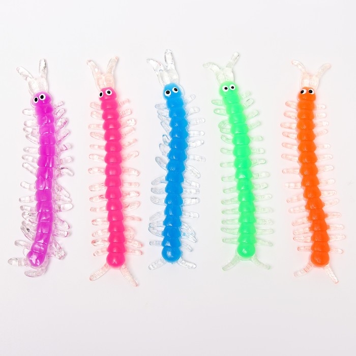 Антистресс сквиш мялка &laquo;Многоножки&raquo; , в шоубоксе