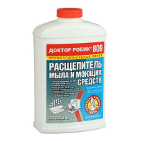 Расщепитель мыла и моющих средств Доктор Робик 809, 798 мл.