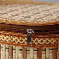 Корзина для хранения Доляна Nature, 14&times;14&times;13, бамбук