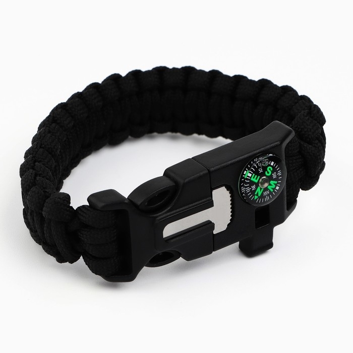 Браслет для выживания &laquo;100% уверенность в победе&raquo;, 26 х 2,5 см.