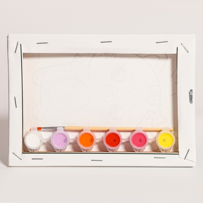 Картина по номерам для детей &laquo;Котик со звёздочками&raquo;, 21 х 15 см