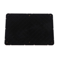 Накладка-подпятник для автоковрика, 24&times;16, металлическая с креплением