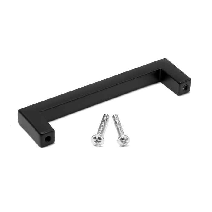 Ручка-скоба CAPPIO SQUARE RSC007, алюминий, м/о 96 мм, цвет черный