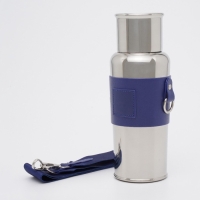 Термос из нержавеющей стали с ситом и термометром Magistro, 600 мл, h=22,6 см